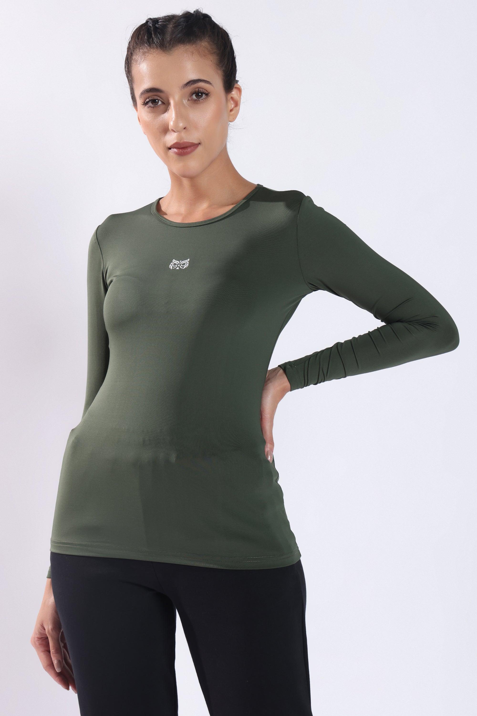 Training Long Sleeve Top Olive