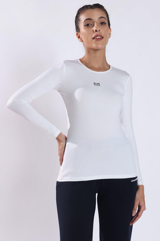 Training Long Sleeve Top White