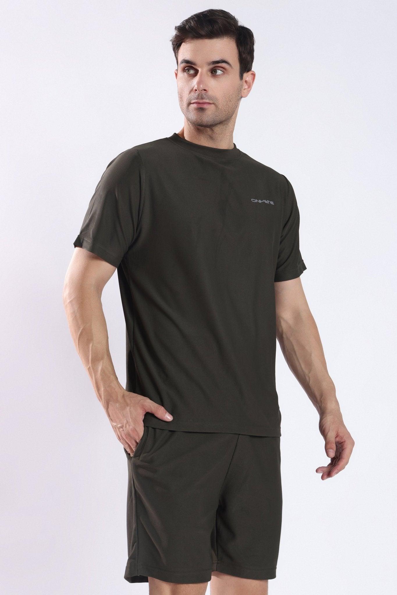 Casual T-Shirt Olive - Onhete