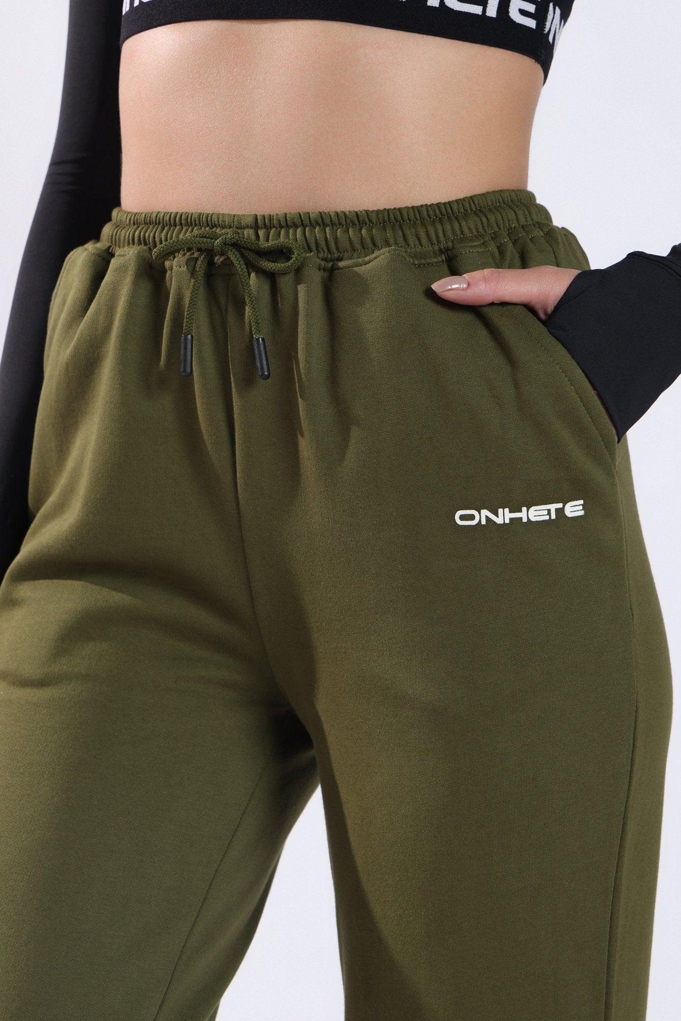 Cozy Dri - FIT Loose Joggers Olive - Onhete