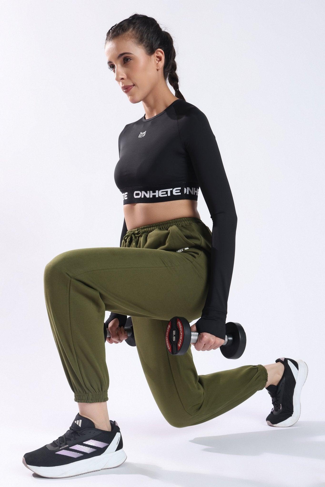 Cozy Dri - FIT Loose Joggers Olive - Onhete