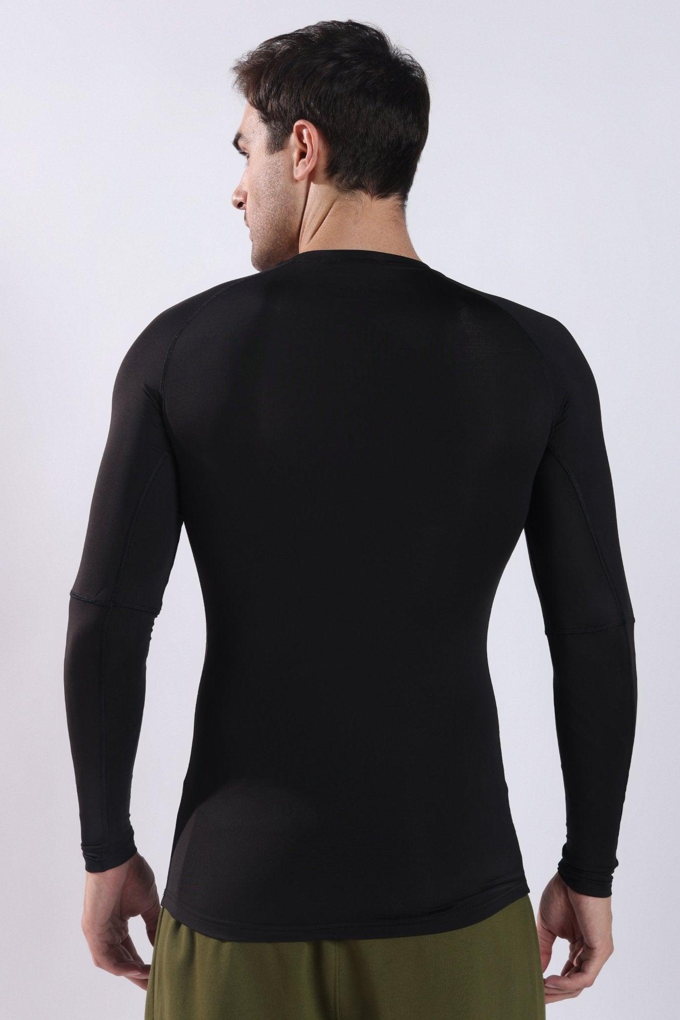 Dri - FIT Compression Long Sleeve T-Shirt Black - Onhete