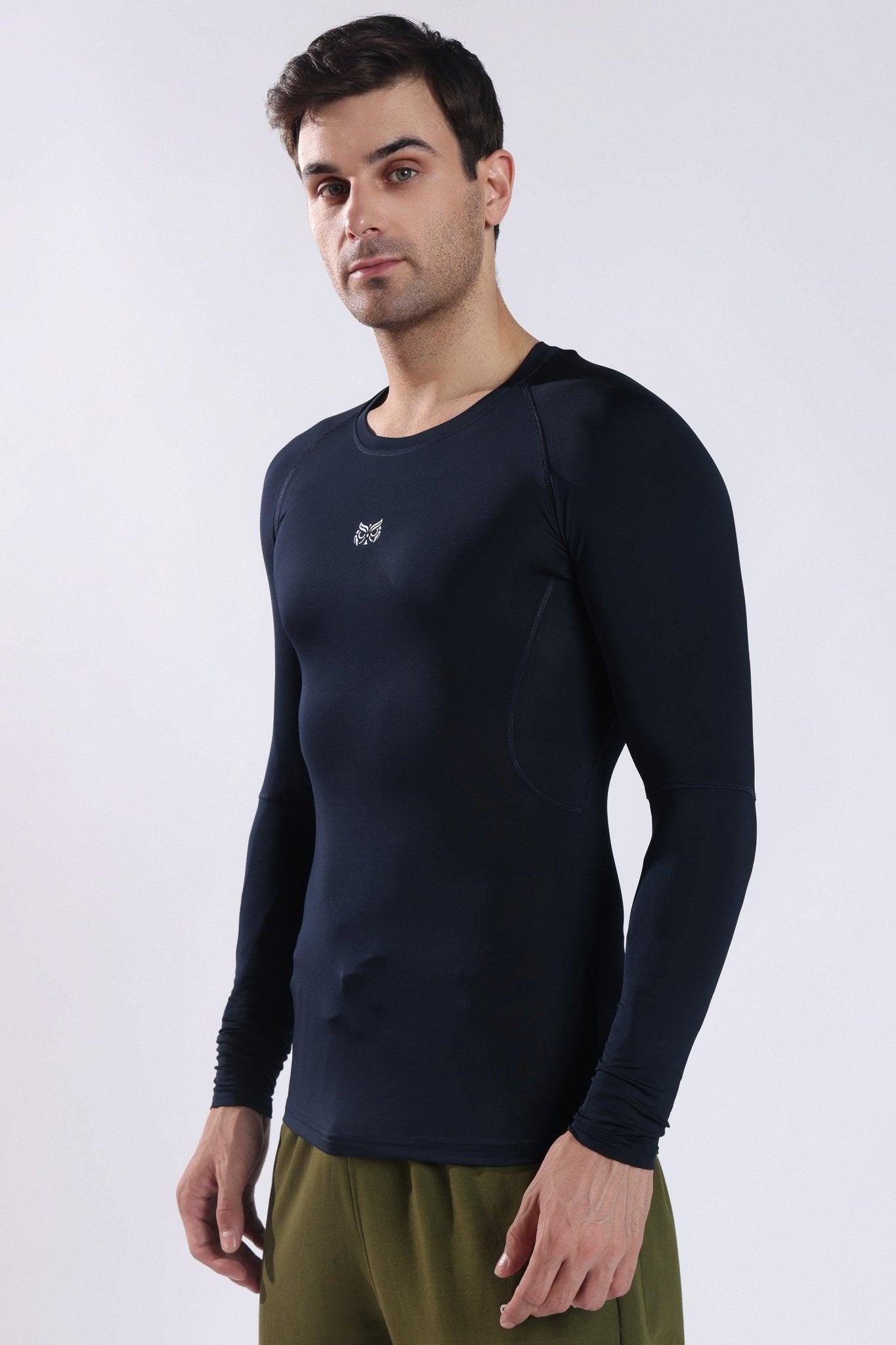 Dri - FIT Compression Long Sleeve T-Shirt Navy - Onhete