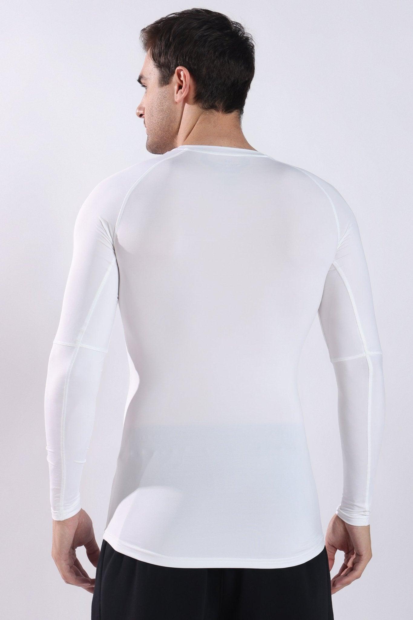 Dri - FIT Compression Long Sleeve T-Shirt White - Onhete