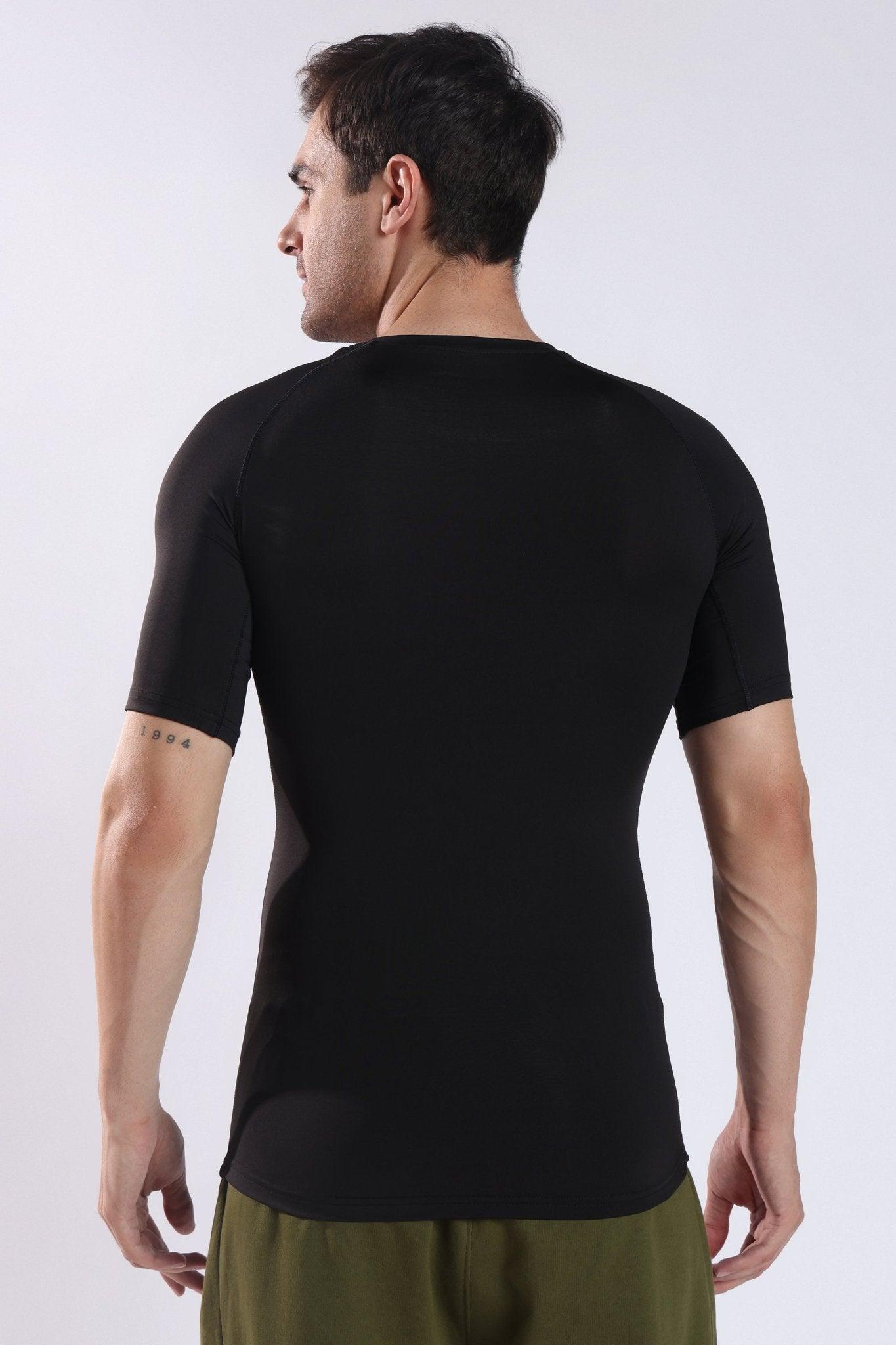 Dri - FIT Compression Short Sleeve T-Shirt Black - Onhete