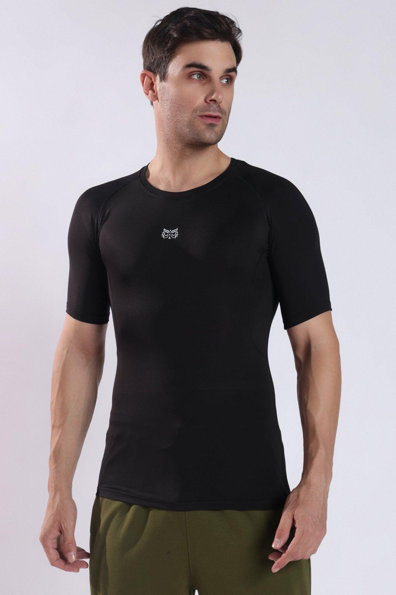 Dri - FIT Compression Short Sleeve T-Shirt Black - Onhete