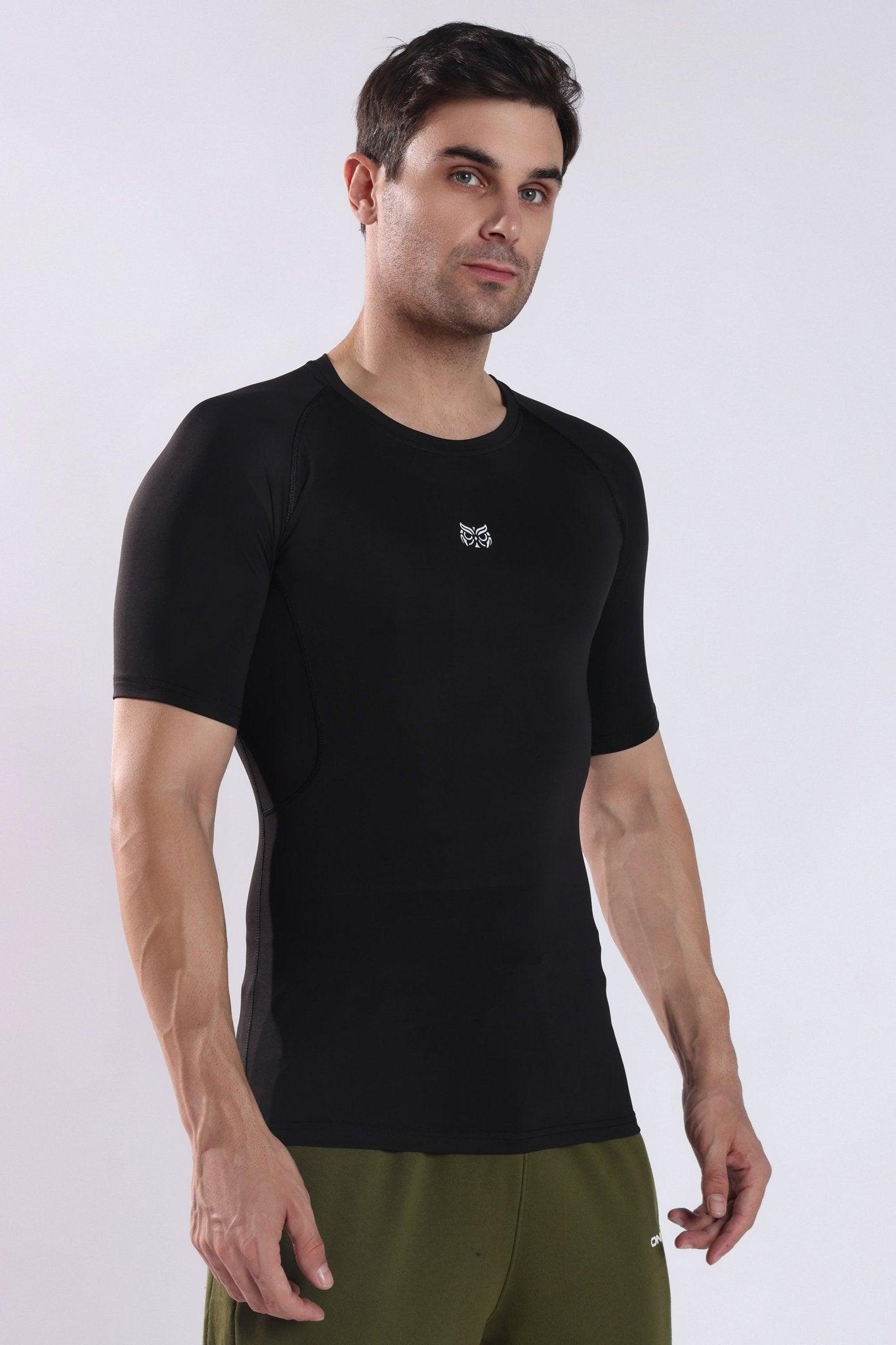 Dri - FIT Compression Short Sleeve T-Shirt Black - Onhete