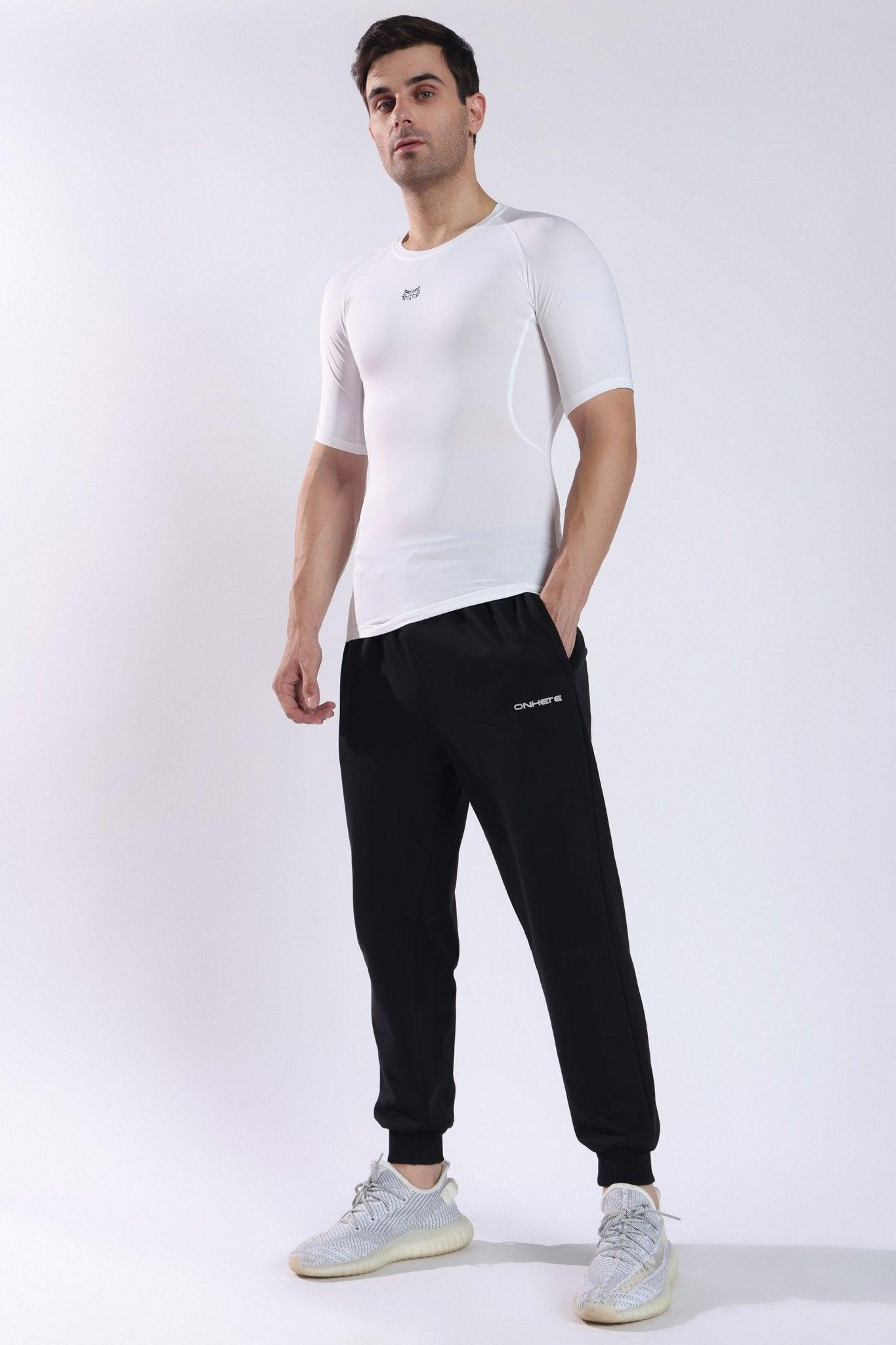 Dri - FIT Compression Short Sleeve T-Shirt White - Onhete