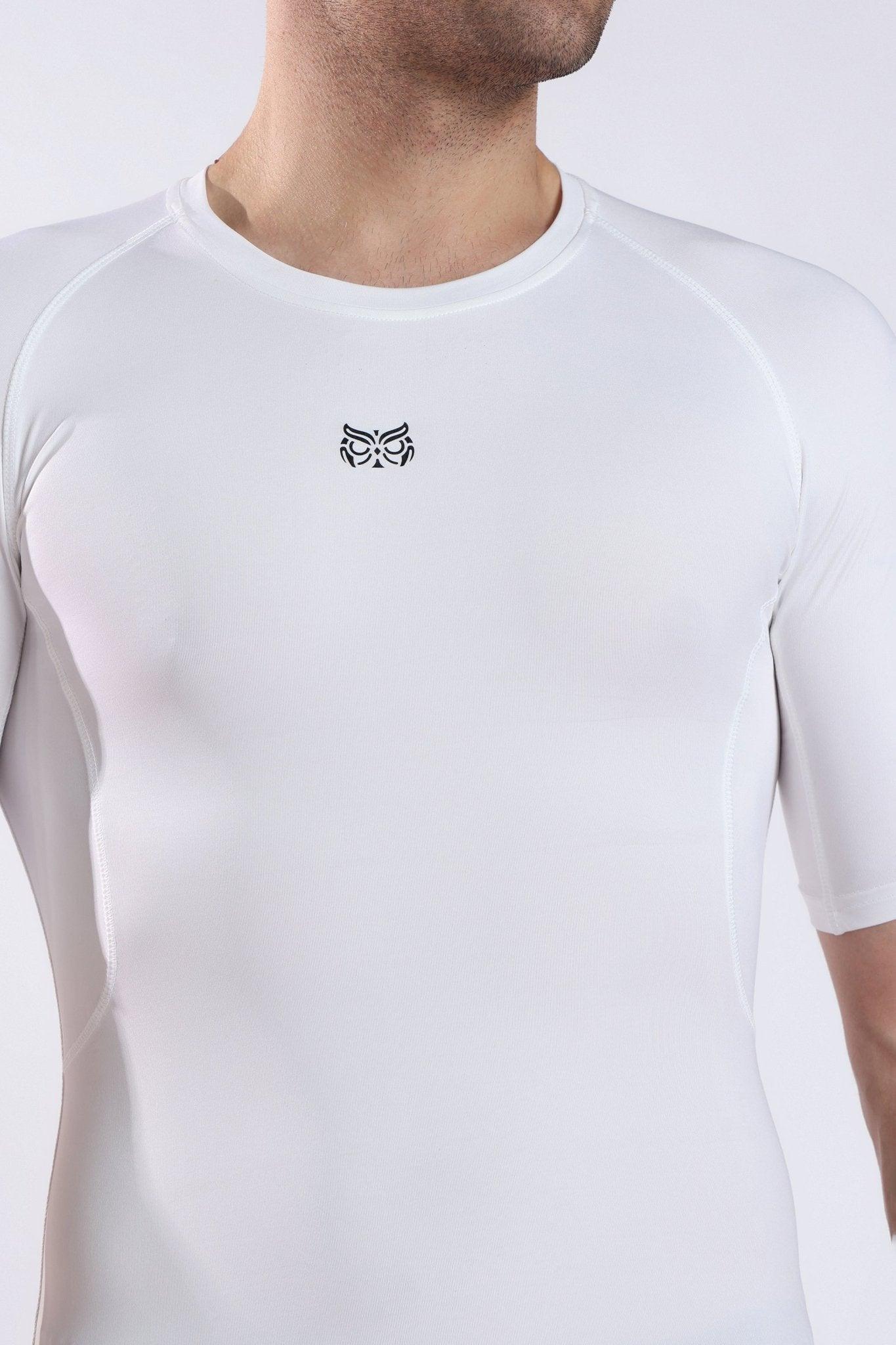 Dri - FIT Compression Short Sleeve T-Shirt White - Onhete