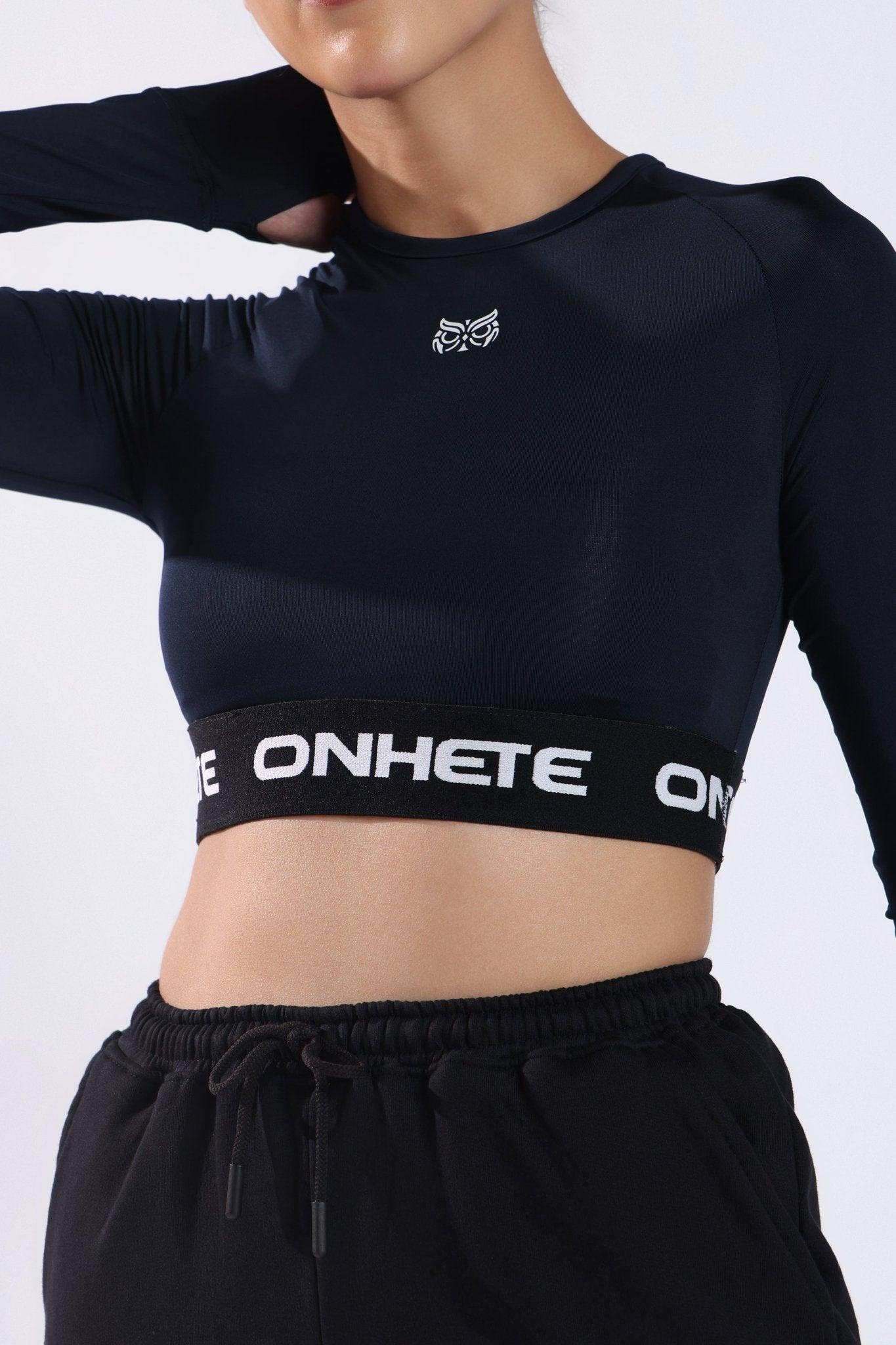 Dri - FIT Cropped Long Sleeve Top Navy - Onhete