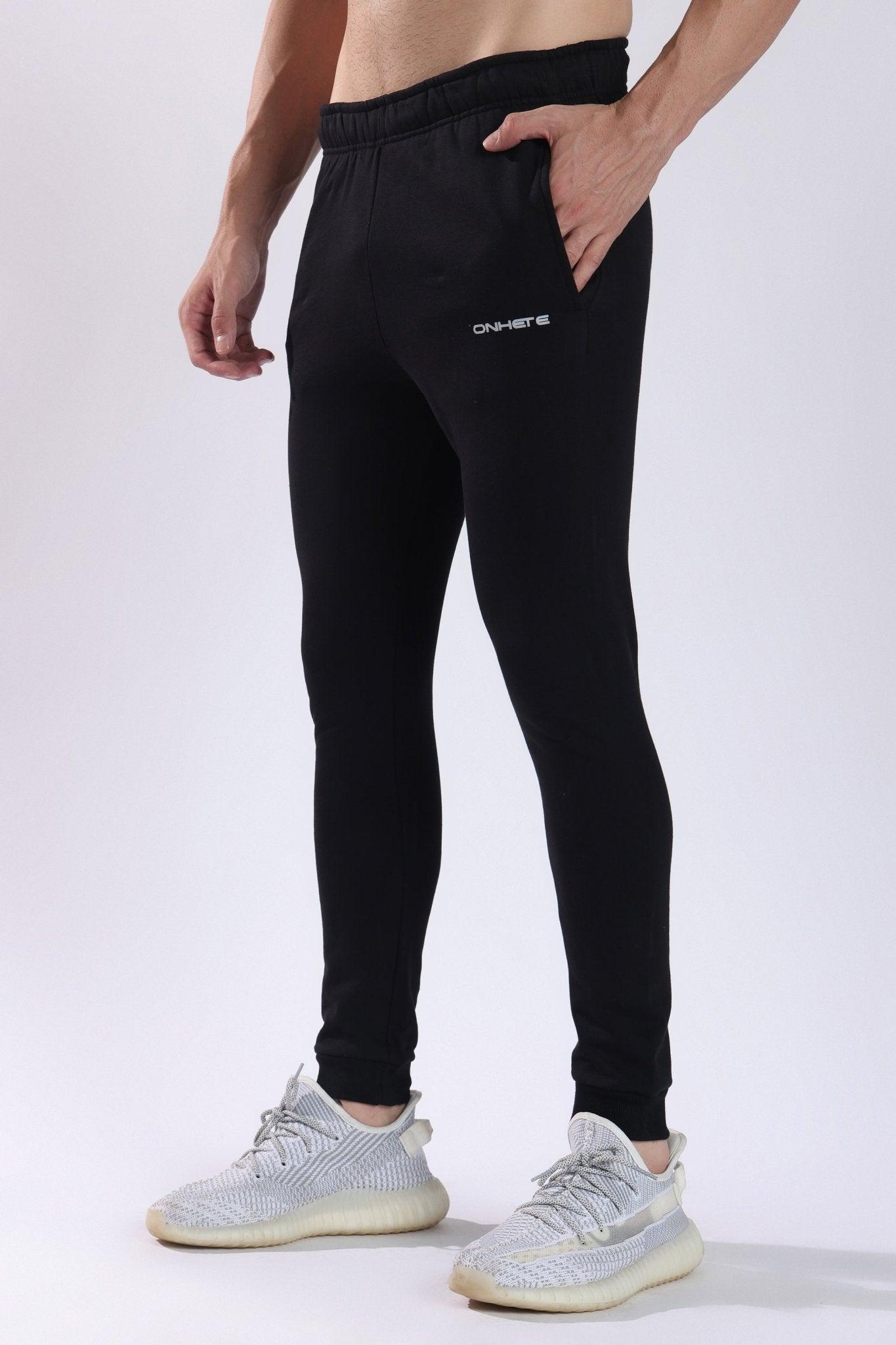 Hybrid Slim Joggers Black - Onhete