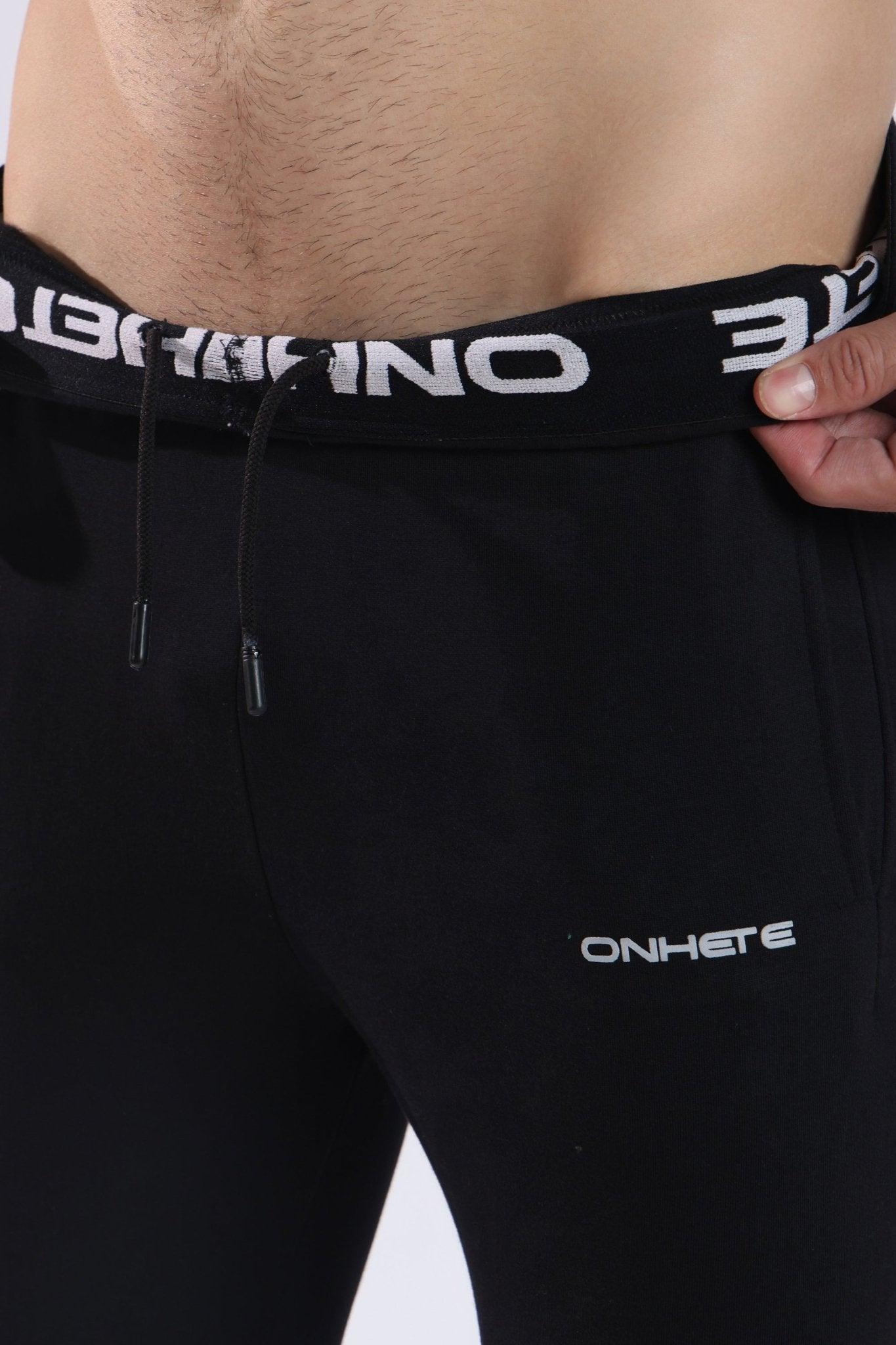 Hybrid Slim Joggers Black - Onhete