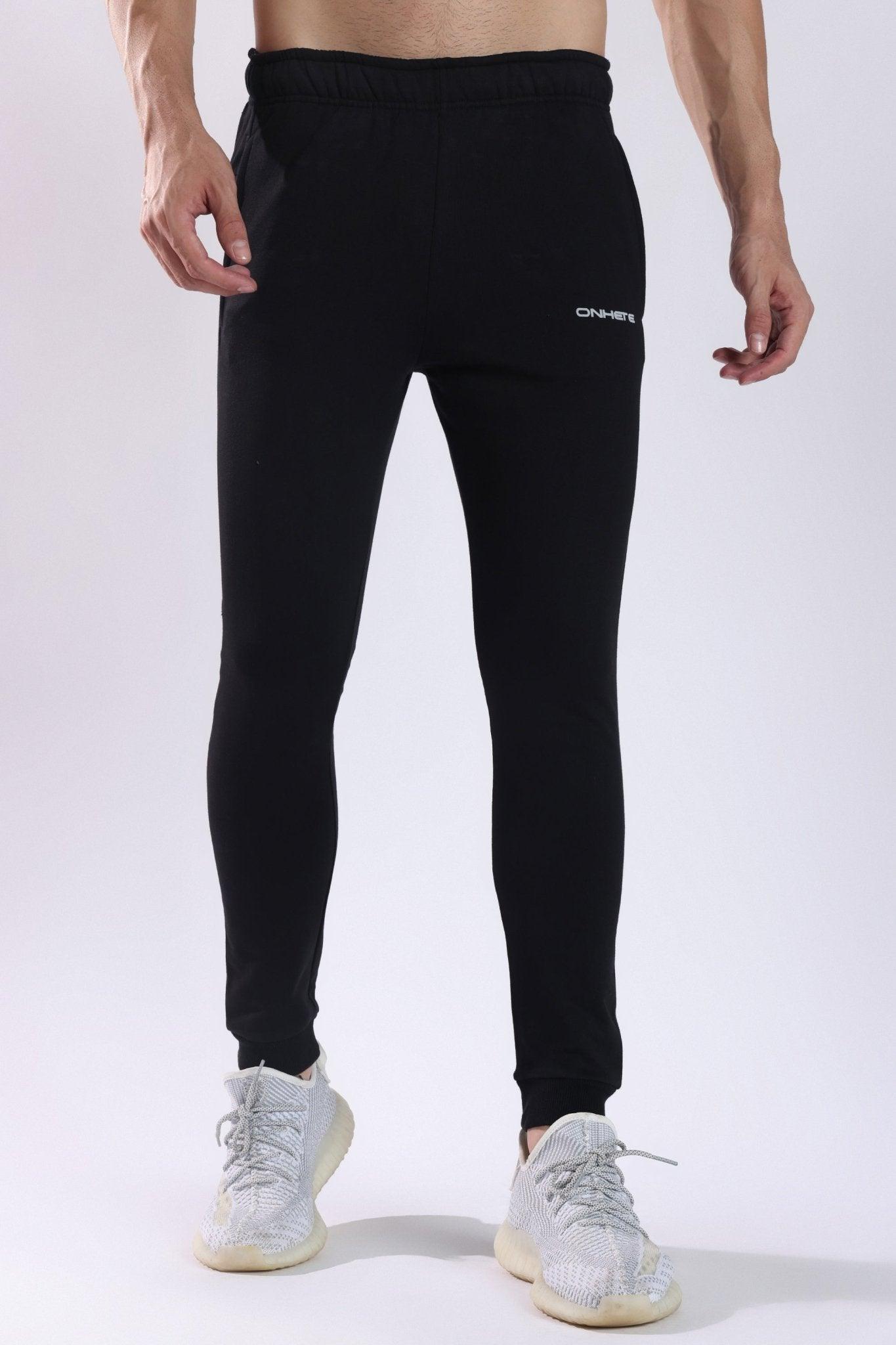 Hybrid Slim Joggers Black - Onhete