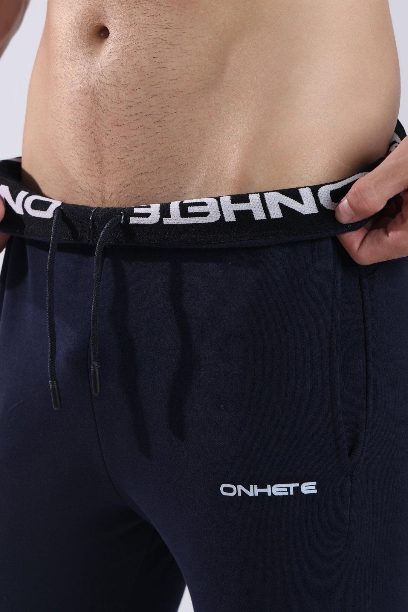 Hybrid Slim Joggers Navy - Onhete