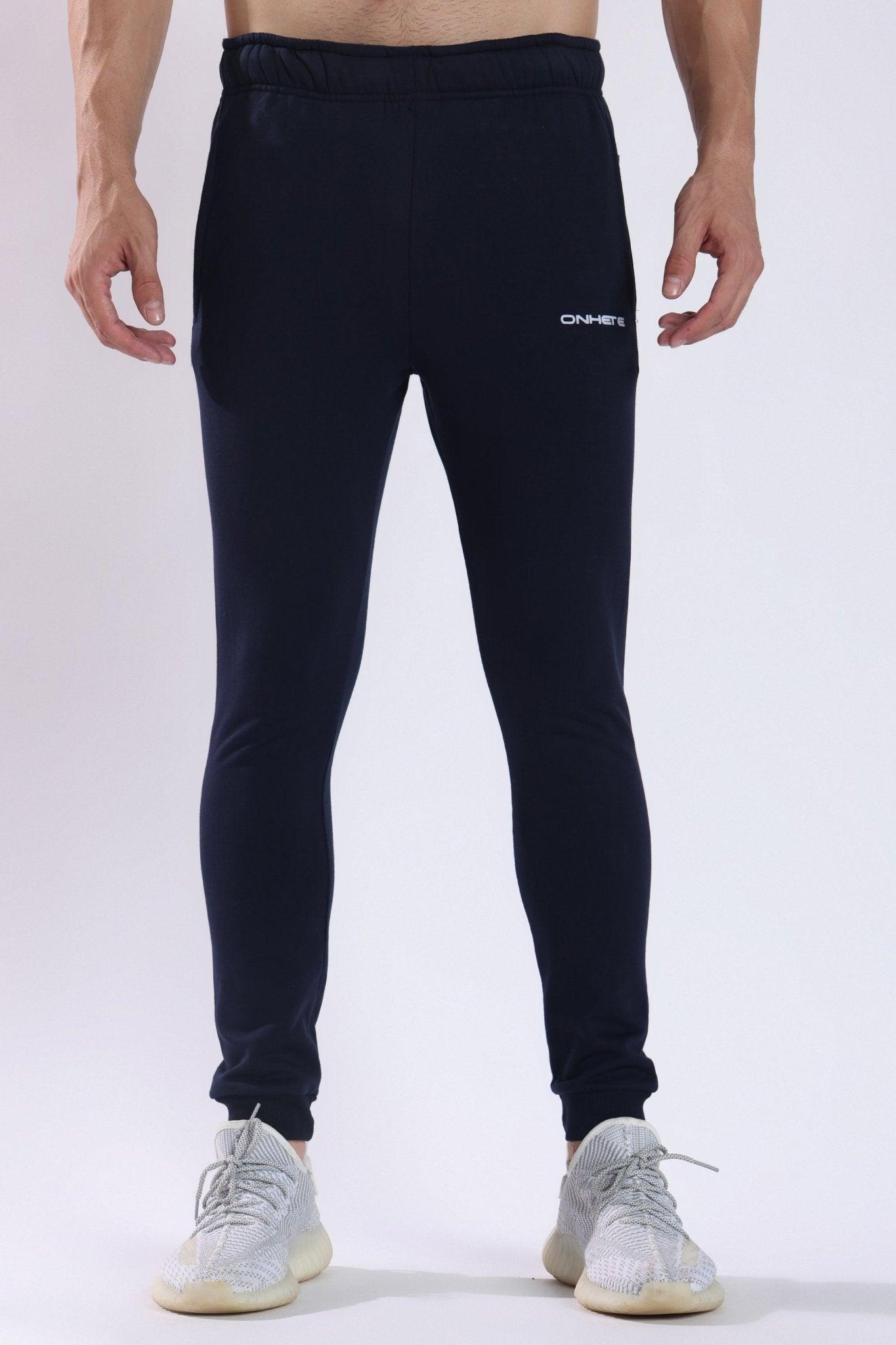 Hybrid Slim Joggers Navy - Onhete