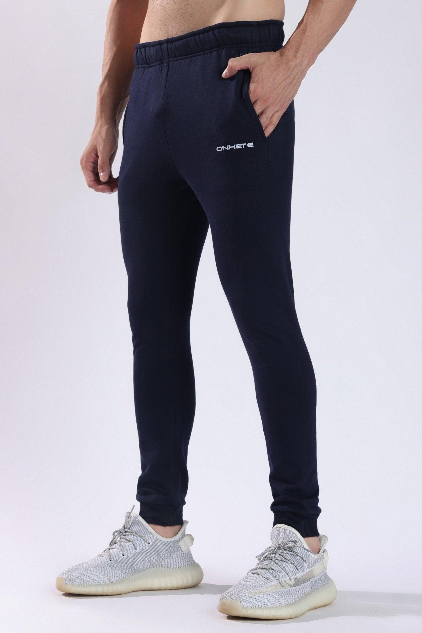 Hybrid Slim Joggers Navy - Onhete