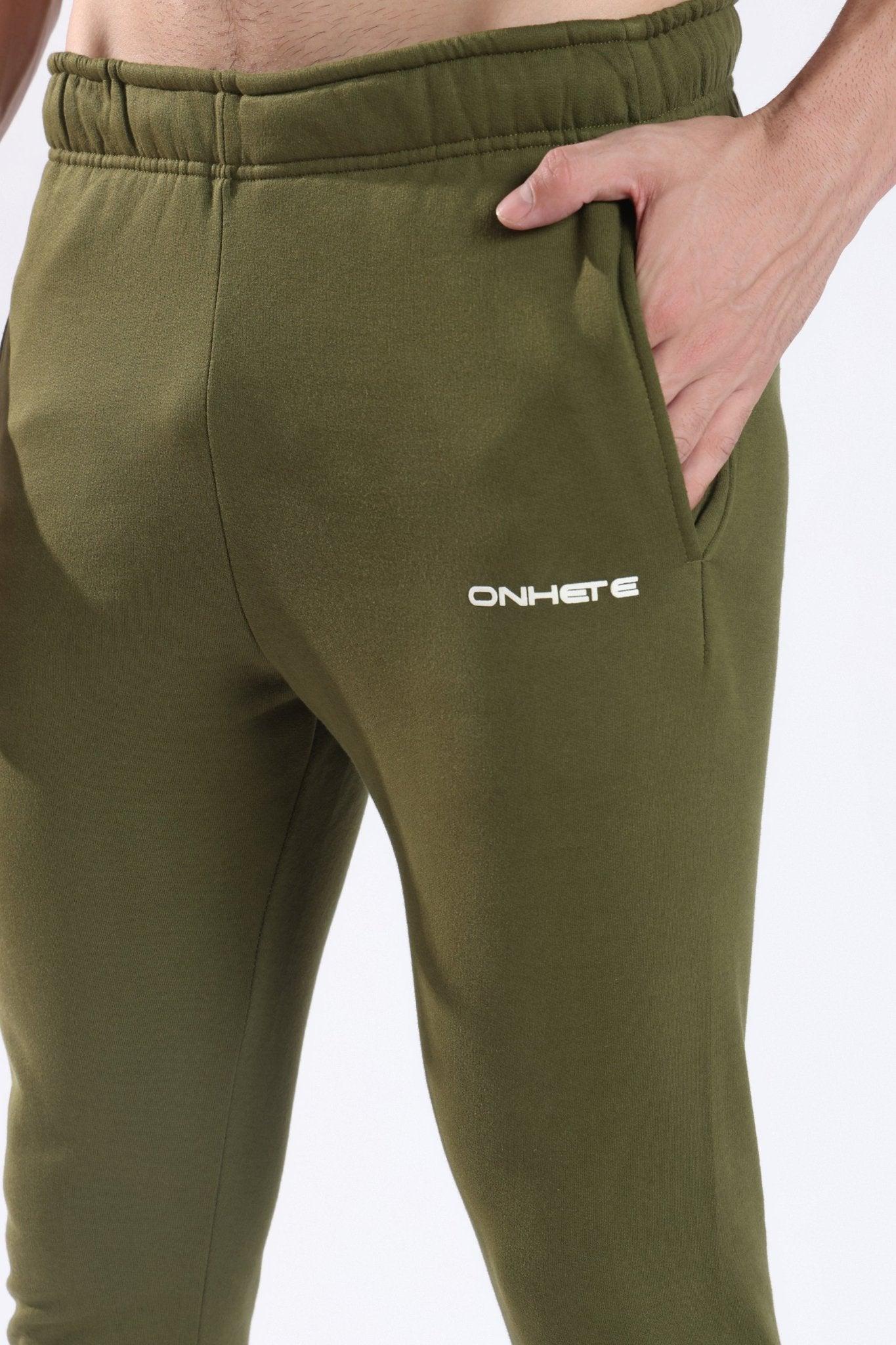 Hybrid Slim Joggers Olive - Onhete