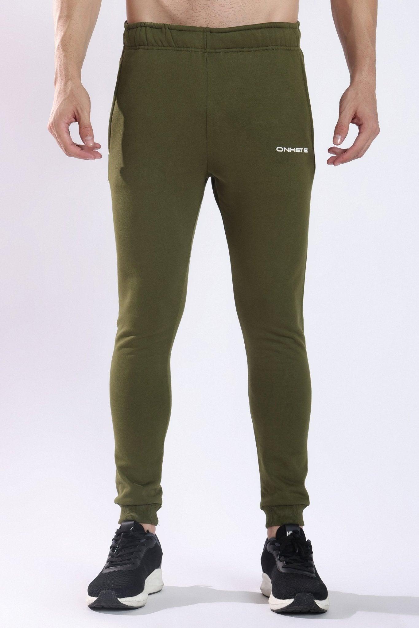 Hybrid Slim Joggers Olive - Onhete